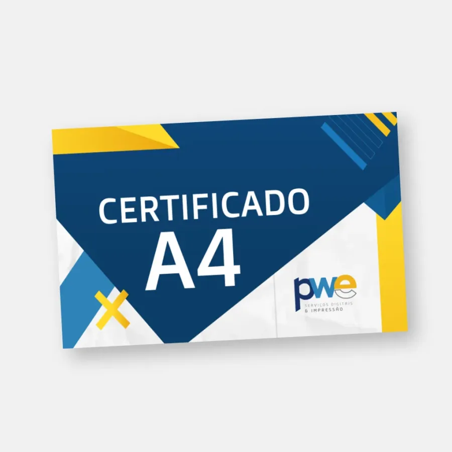 Certificado A4