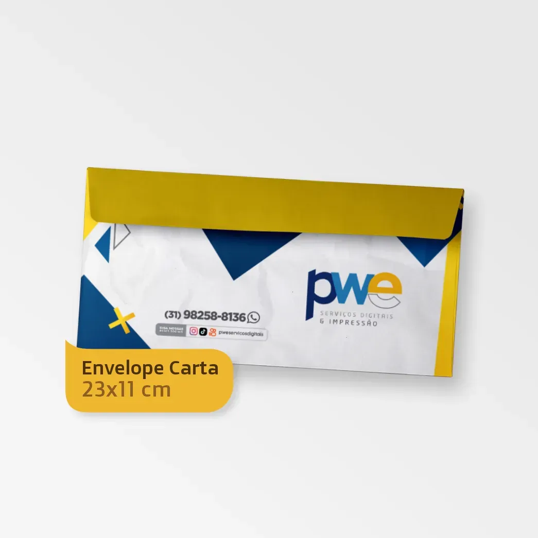 Envelope Carta Personalizado