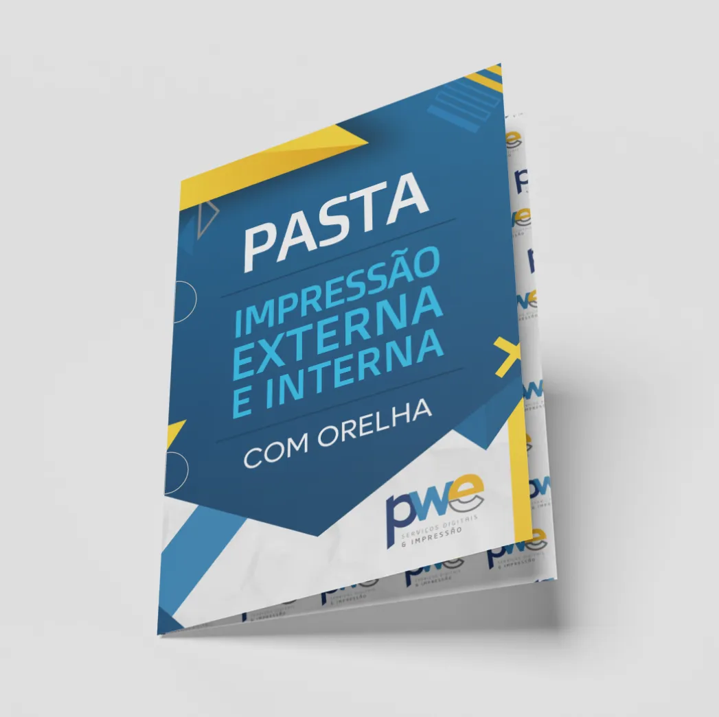 Pastas com Orelha – Impressão Interna e Externa