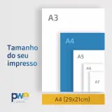 Impressão Offset - A4 - Preto e Branco 3